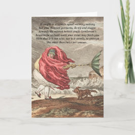 Cartão de Dicas de Romance Engraçado de Jane Auste