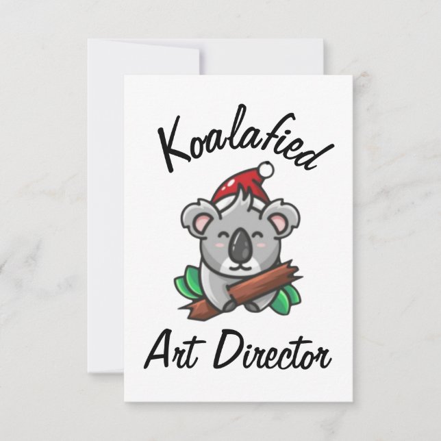Cartão de Diretor de Arte Koalafied (Frente)