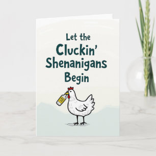Cartão de Diversão Cluckin Shenanigans