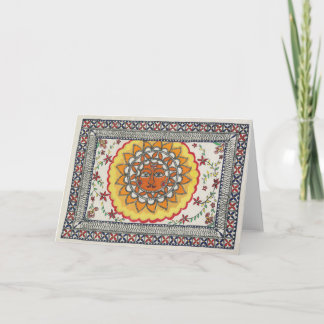 Cartão de Diwali Sun