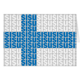 Cartão de Dobradura da Bandeira Sisu