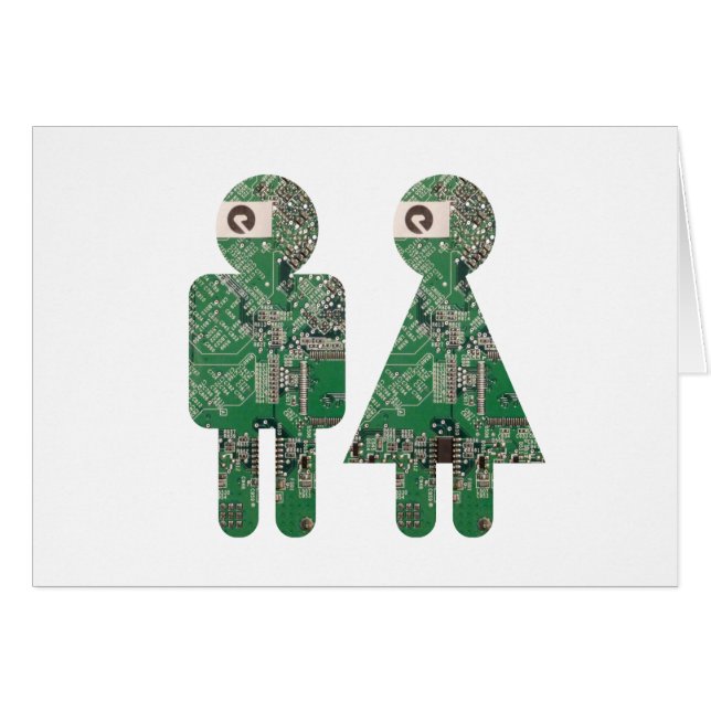 Cartão de dobramento de Coupleboard (Frente Horizontal)