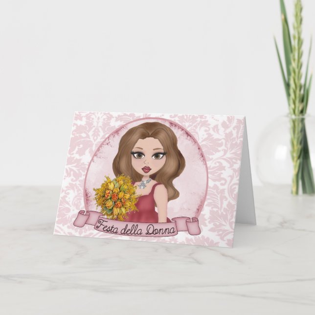 Cartão de Donna do della de Festa (Frente)