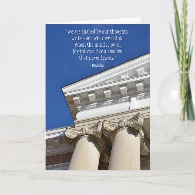 Cartão de Doutorado de Psicologia Buda Citada (Frente)