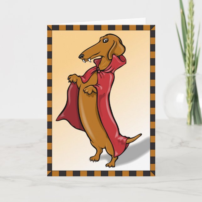 Cartão de Doxula o Dia das Bruxas (Frente)