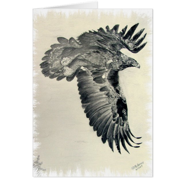 Cartão de Eagle dourado (Frente)