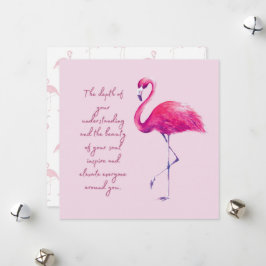 Cartão de elogio para uma mulher sábia e elegante