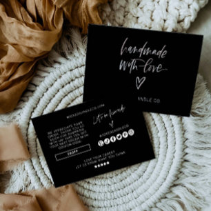 Cartão de embalagem para pequenas empresas artesan