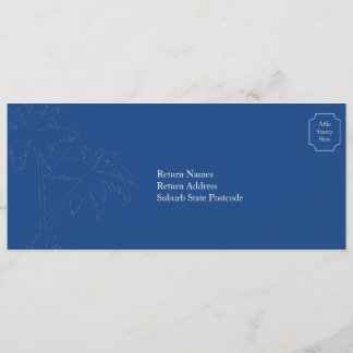 Cartão de Embarque RSVP Casamento em Bali