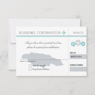 Cartão de Embarque RSVP PARA JAMAICA