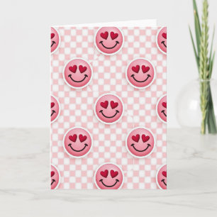 Cartão de Emoji Olhos de Coração Doce