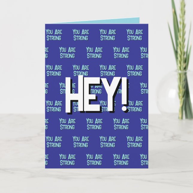 Cartão de empatia para oferecer suporte e incentiv (Frente)