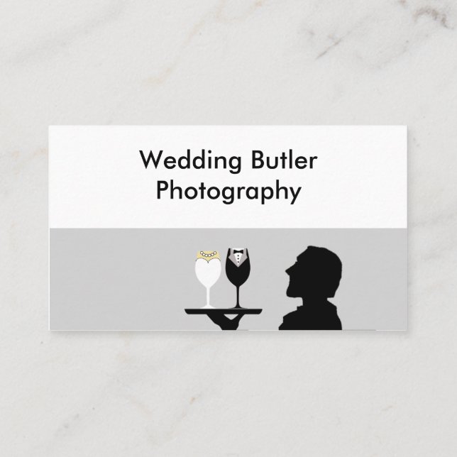 Cartão de empresa de serviços do casamento (Verso)