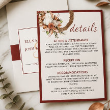 Cartão de Enclausuramento de Casamento Abóbora Bra