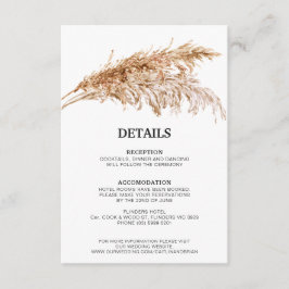 Cartão de Enclausuramento de Casamento de Grama da