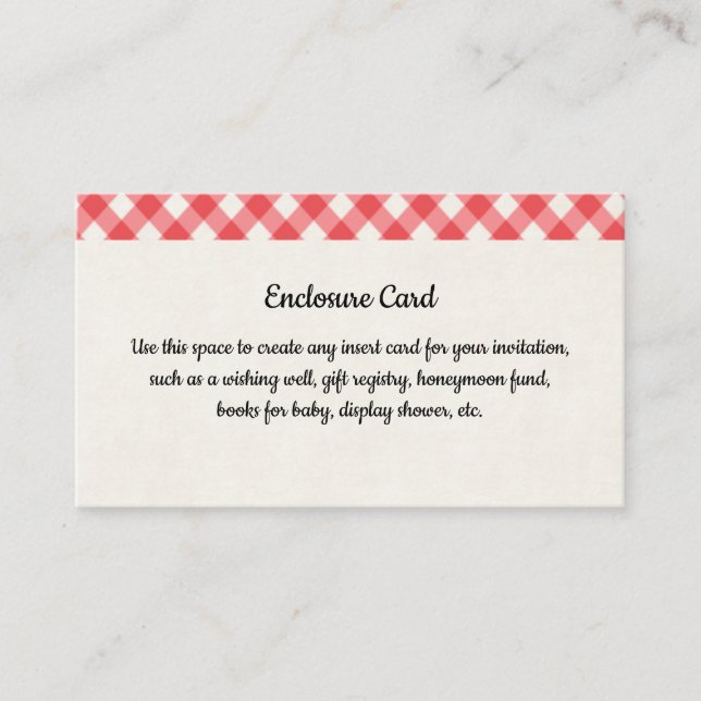 Cartão de Enclausuramento de Churrasco (Frente)