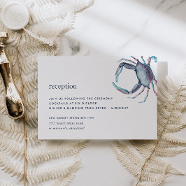 Cartão de Enclausuramento de Recepção de Caranguej