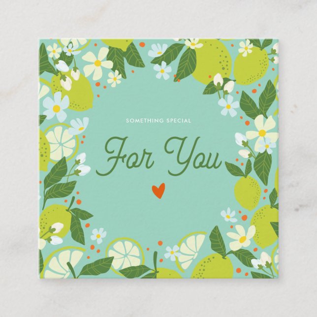 Cartão de Enclausuramento do Jardim de Citros - Ca (Frente)