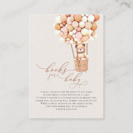 Cartão de Enclosure de Livros de Bebês de Urso Cas