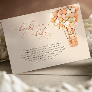 Cartão de Enclosure de Livros de Bebês de Urso Cas