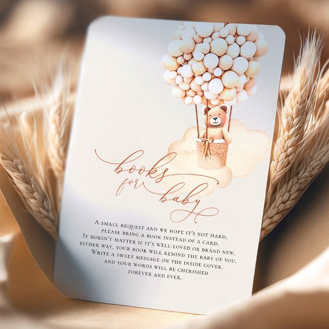 Cartão de Enclosure de Livros de Bebês de Urso Cas (Criador carregado)