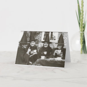 Cartão de Encontro de Bruxas - Personalizado