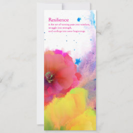 cartão de encorajamento