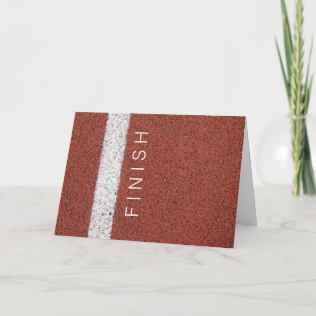 Cartão de Encorajamento de Conclusão da Quimiotera (Frente)