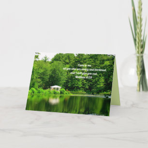 Cartão de Encorajamento de Escrituras Vazias e Enc