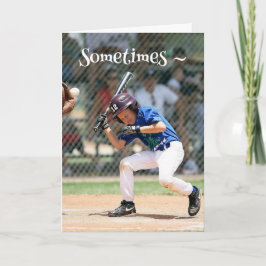 CARTÃO DE ENCORAJAMENTO DE HARDBALL