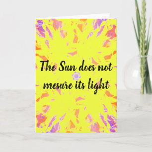 Cartão de Encorajamento e Cartão Inspiracional