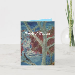 Cartão de Encorajamento G: Palavras de Sabedoria