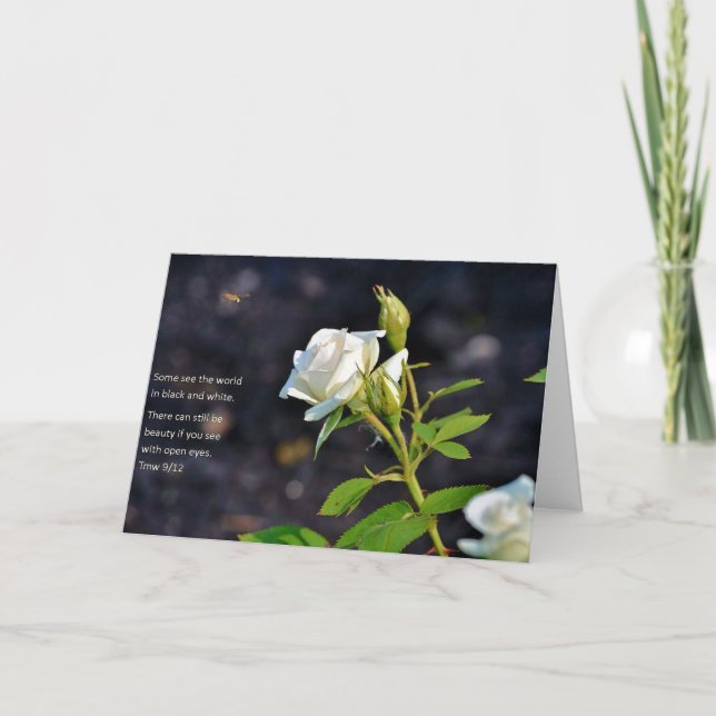 Cartão de Encorajamento para qualquer Ocasião (Frente)