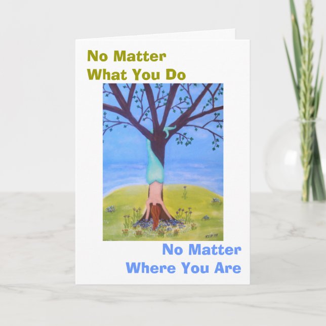 Cartão De Encorajamento Sereia Sem Água (Frente)