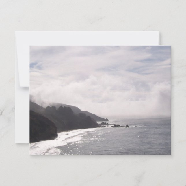 Cartão de Encorajamento Verso da Bíblia costeira (Frente)