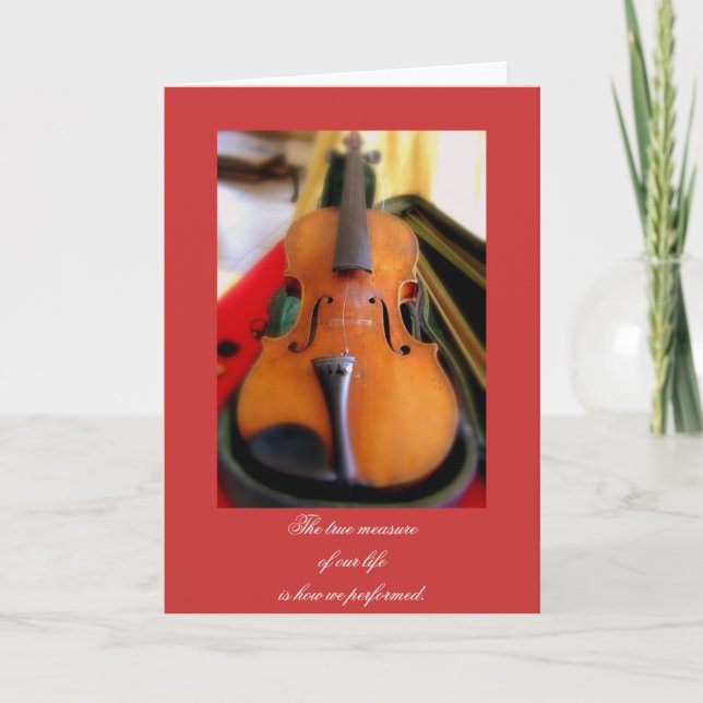 Cartão de Enfermagem ou de Condolência (Frente)