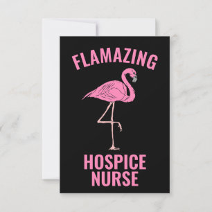 Cartão de Enfermeira de Hospice Flamazing