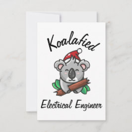 Cartão de Engenheiro Elétrico Koalafied