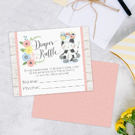 Cartão de Entrada para Chá de fraldas de Vaca de R