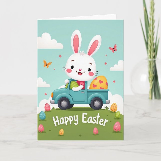 Cartão de Entrega Feliz de Primavera (Frente)