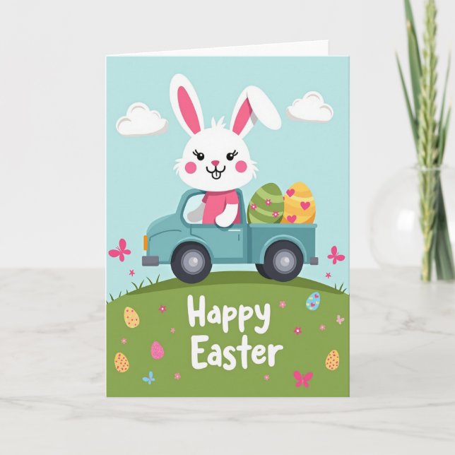 Cartão de Entrega Feliz de Primavera (Frente)