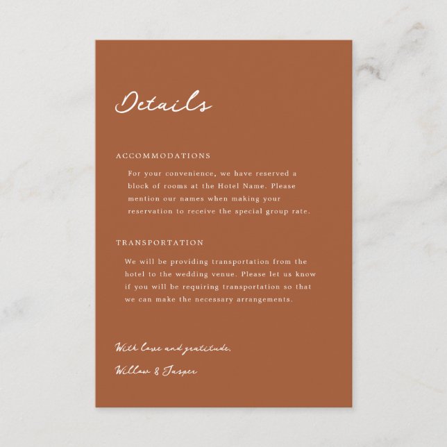 Cartão de Envio de Casamento Pensacola (Frente)