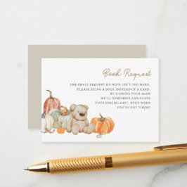 Cartão de Envio de Livros e Brinquedos de Abóbora 