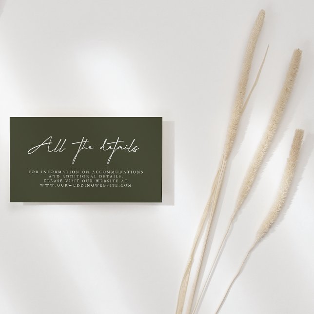 Cartão de Envio de Site de Casamento com Caligrafi (Criador carregado)