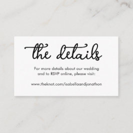 Cartão de Envio do Site de Casamento