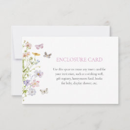 Cartão de Envio Personalizado de Flores Silvestres