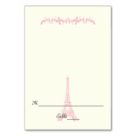 Cartão de escolta de casamento de destino da Torre