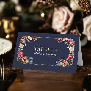 Cartão de Escolta de Casamento de Jardim Encantado