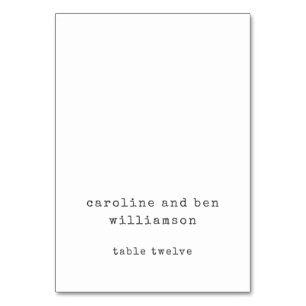 Cartão de Escolta Personalizada de Casamento de Má