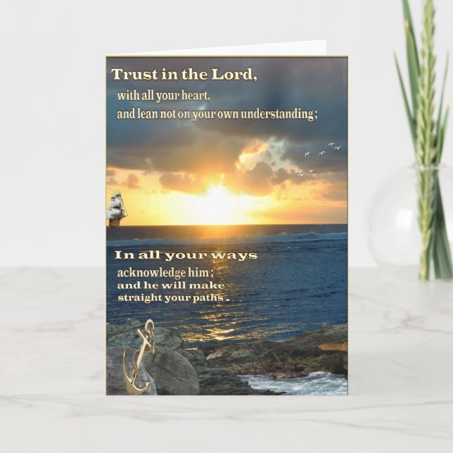 Cartão de Escritura Cristão (Frente)